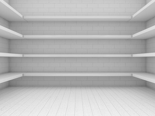 Abstract modern architecture background. 3D rendering