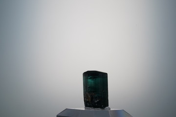 Turmalin, Blau, Indigolith, Natürliche Endung, Brasilien, Edelstein, Mineral, 
