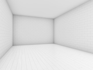 Abstract modern architecture background. 3D rendering