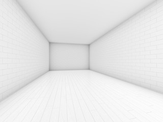 Abstract modern architecture background. 3D rendering