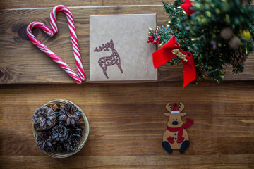 Christmas and New Year background 