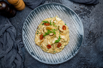 risotto with porcini mushrooms