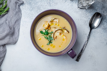 cream of porcini mushroom soup