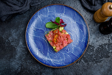 Tuna tar tar with avocado