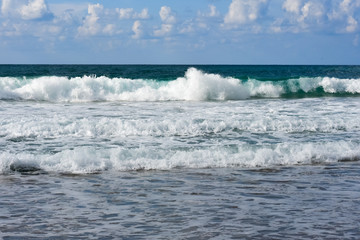 Mediterranean sea, beach, summer.