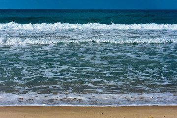 Mediterranean sea, beach, summer.