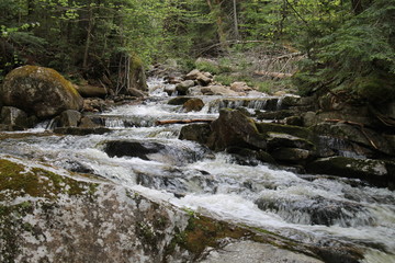 Waterfall on the Mountains