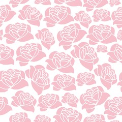 seamless pattern with roses 