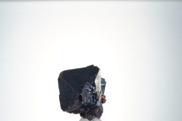 Cuprit, Kristall, Grau, Rot, Russland, Mineral