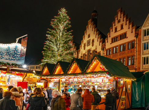 Fototapeta Frankfurt am Main Weihnachtsmarkt