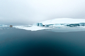 Fototapeta na wymiar Glacier on Arctic Ocean in Greenland
