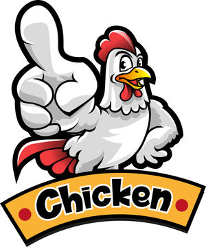 Vector illustration, chicken mascot for a fast food fried chicken restorant business.