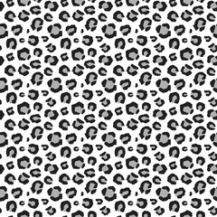 シームレスなグレーのヒョウ柄パターン	