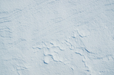 High angle view of snow texture.