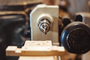 old machine in the workshop
