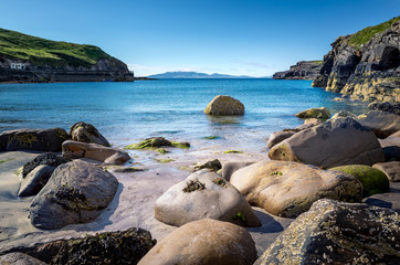 Fototapeta na wymiar Republic of Ireland, beach and sea