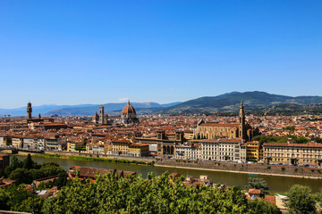 Obraz premium Panoramic cityscape of Florence, Tuscany, Italy