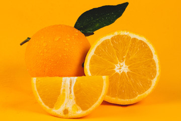 ripe and fresh orange
