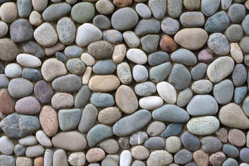 An abstract background of sea pebbles