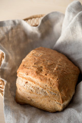 Homemade bread ciabatta
