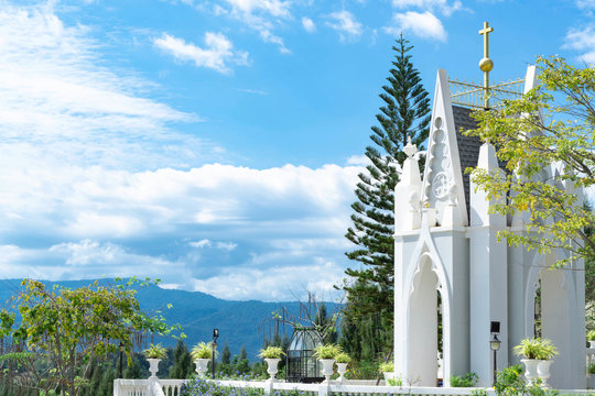 The Blessed Nicholas Bunkerd Kitbamrung Church. in kaoyai thailand