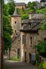 Old chateau along the quiet path