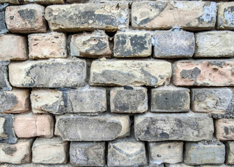 Very nice old brick wall background texture close up