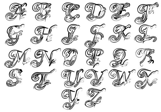 Fancy Victorian Alphabet Fancy Victorian Alphabet
