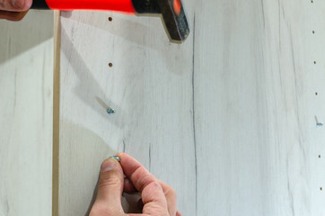 assembly of furniture and equipment Shelf panel for racial segregation shelves