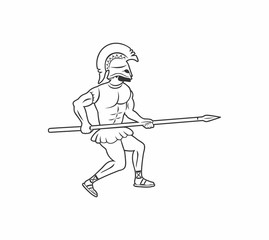  gladiator with a spear