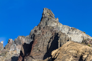 Fototapeta na wymiar Mount Tielsen close up