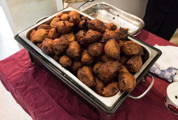 dutch typical new years eve snack oliebollen