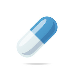Medicine pill vector isolated - obrazy, fototapety, plakaty