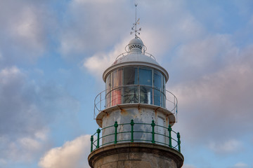 Fototapeta na wymiar corrubedo lighthouse in galicia