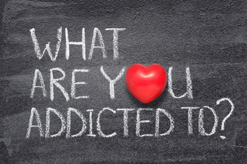 what are you addicted to heart - obrazy, fototapety, plakaty