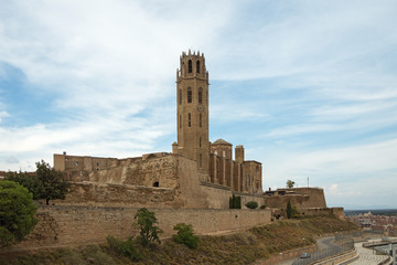 La Seu Vella (The Old Cathedral) of Lleida (Lerida) city in Catalonia, Spain