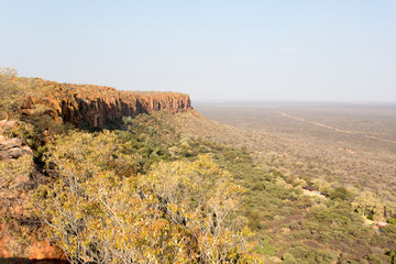 Fototapeta na wymiar waterberg plateau view in Namibia