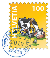 Swiss stamp collection: Swiss wildlife