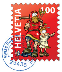 Swiss stamp collection: William Tell