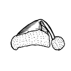 Santa Claus hat illustration