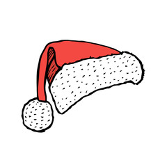 Santa Claus hat illustration