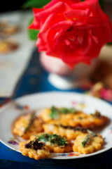 floral  petals  sour cream cookies..style vintage
