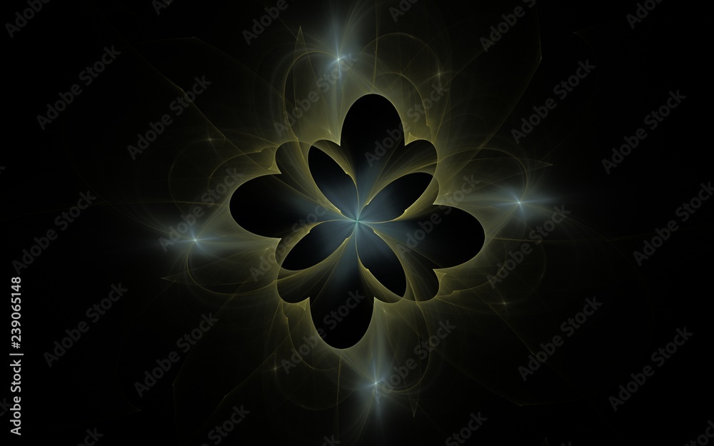 Fototapete digital generated image in the form of abstract geometric shapes of various shades and colors for us
