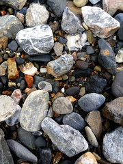 stones on the beach