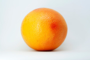 fresh grapefruit on white background