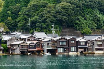 Fototapeta na wymiar Traditional Buildings in ine Kyoto