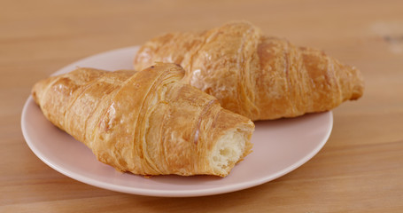 Croissant morning breakfast
