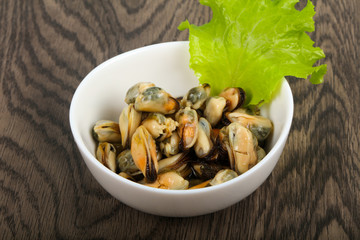 Pickled mussels