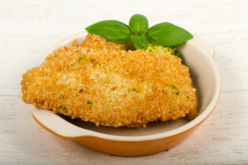 Chicken with sesame seeds