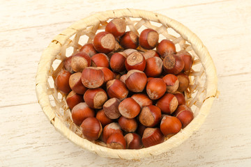 Obraz premium Hazelnut heap